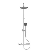 Swirl Bonda HP Rear-Fed Exposed Chrome Thermostatic Multi Head Shower (340XX)