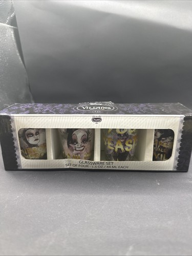 Disney villains glassware - glassware, set