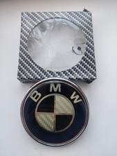 BMW 74mm Badge Carbon Black