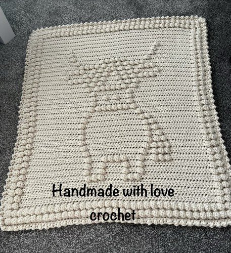 Highland cow bobble blanket - highland,