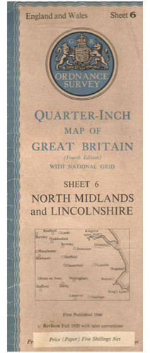 Quarter inch map great - map, of