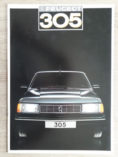 Peugeot 305 saloon brochure - peugeot,