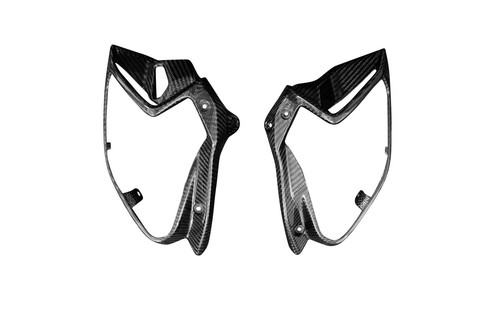 Carbon radiator cover frame - carbon,