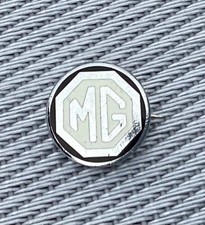 VINTAGE MG  ENAMEL LAPEL PIN BADGE - MGA MGB MGC MIDGET ROADSTER