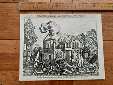 Redington Pollock's toy theatre sheet Scenes in The Battle of Waterloo