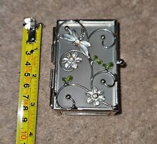 Juliana Cream Dragonfly and Diamante Glass Trinket Box