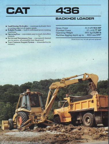 Caterpillar 436 tractor - caterpillar,