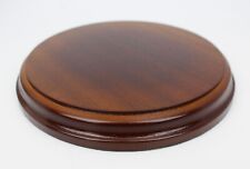 Vintage Solid Mahogany Circular Display Stand Plinth