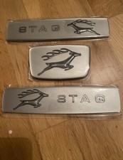 Triumph Stag MK1 Badge Set Of 3 Front Grille And Wing Badges