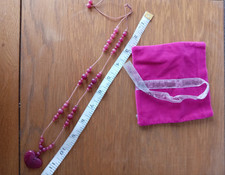 Stunning Lola Rose Vintage Necklace Red Chalcedony  Rhodochrosit Aquamarines