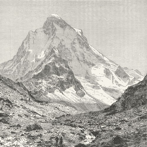 India mount moira c1885 old - india.,