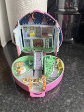 vintage bluebird polly pocket 1992 starlight castle working light 100% complete