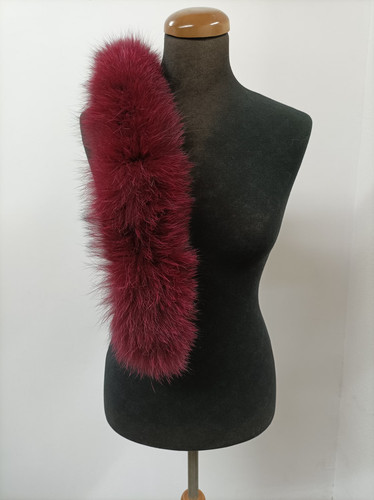 Real fox fur hood trim - fox, in