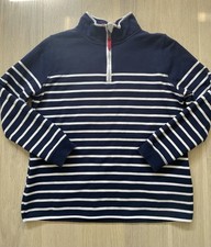 Woolovers Women's Navy Striped