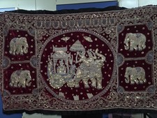 Burmese kalaga tapestry - burmese,