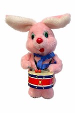 Vintage Drumming Bunny
