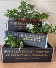 Industrial Vintage BLACK  Wood