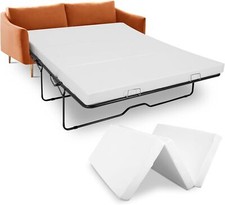 10cm Sofa Bed Mattress- Memory Foam Mattress Replacement with Washable Cover