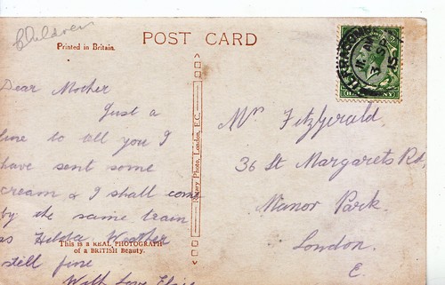 Genealogy postcard family - genealogy,