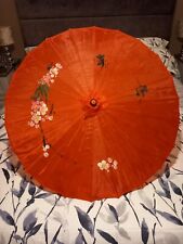Beautiful Red Chinese Parasol 