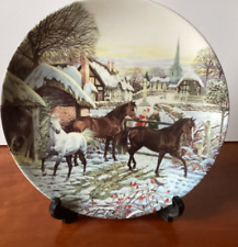 Wedgwood Christmas Visitors Plate 1995 Christmas Companions.