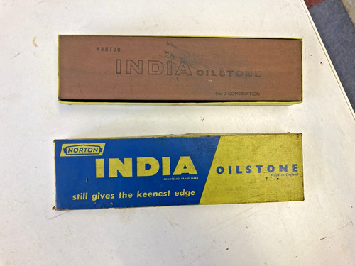 Vintage norton india oilstone - vintage,
