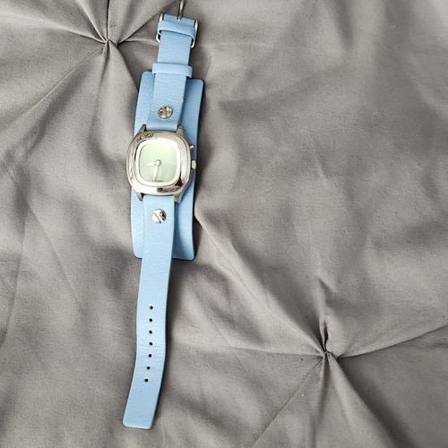 Fossil big tic watch blue - tic,