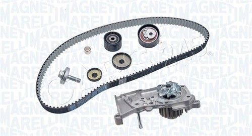 Water pump timing belt set - belt,