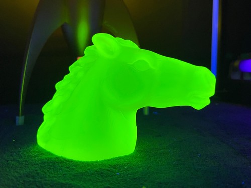 Uranium vaseline glass yellow - vaseline,