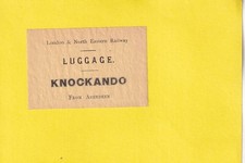 KNOCKANDO - LUGGAGE LABEL -