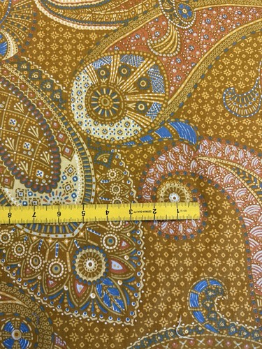 Vintage mustard fabric - 70’s,