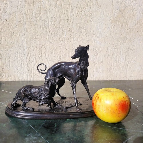 Mêne greyhound and king - p,