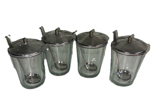 Vintage glass stainless - 4,