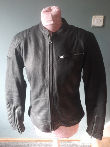 Rst leather motorcycle jacket - leather,