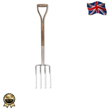 Lightweight 4550DF Stainless Steel Digging Fork - Perfect for Soil Preparation