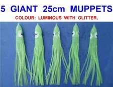 5 GIANT 25cm LUMINOUS GLITTER