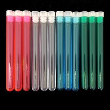 Plastic Test tubes 150 x 16mm for shots, wedding favours, tube & cap UK SELLER 