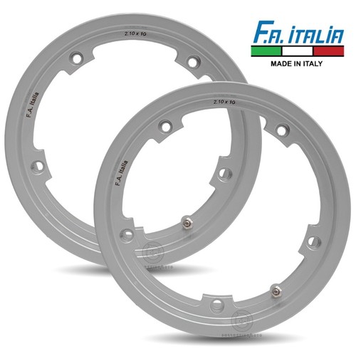 Pair tubeless alloy wheels - alloy,