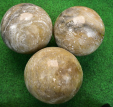 Onyx Sphere Sardonyx Agate Crystal Mineral Marble Sphere Ball Healing 9-11cm #M