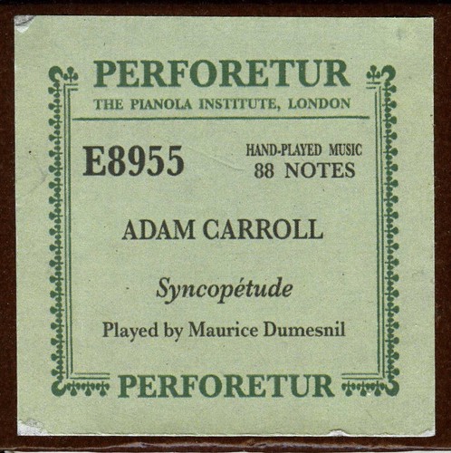Pianola roll perforetur - pianola,