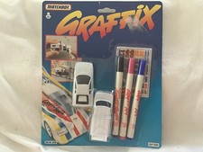 MATCHBOX GF100 GRAFFIC TRAFFIC - FERRARI & FORD TRANSIT - UNOPENED