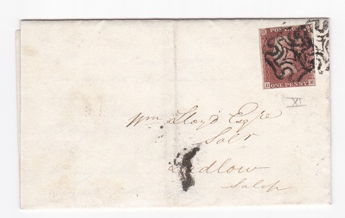 1841 fine penny red - qv,