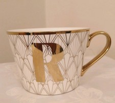 Fox & Ivy Large Cream/Gold Mug