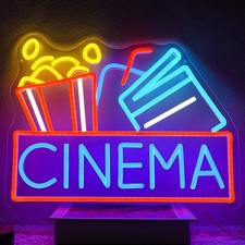 Cinema Neon Led Sign Home