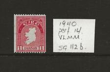 1940 Ireland 1d Carmine perf 14 x imp SG112b very lightly mounted mint
