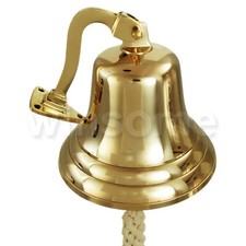 Wall Mounted Ship Bell Solid Brass Pub Door/ School/ Dinner Loud Sound Hang Bell