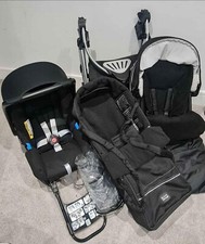 BRITAX B-Smart Black Thunder Travel System Single Seat Stroller Pushchair