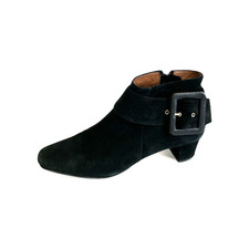 Hobbs Black Suede Ankle Boots