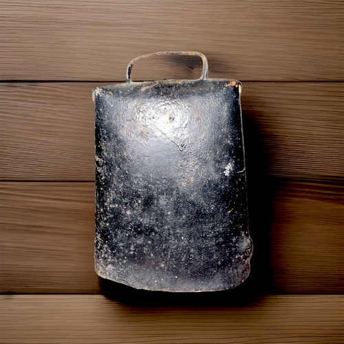 Antique primitive cow bell - antique,