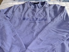 Lovely Belstaff Crew Sweatshirt Pullover Sweater Blue 3XL XXXL Regular Fit